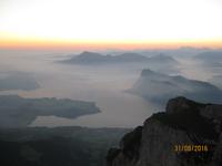 Guten Morgan auf dem Pilatus