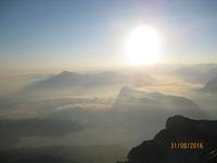 Guten Morgan auf dem Pilatus
