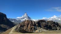 Zermatt, kleine Wanderung entlang der Gornergratbahnstrecke