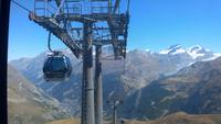 Kleine Matterhorn, Fahrt zurück nach Zermatt