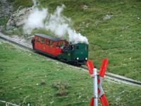 Und wieder mit Dampf hinunter nach Brienz