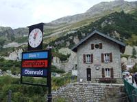 Am Bahnhof in Gletsch