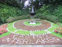 Die Blumenuhr im Kurpark