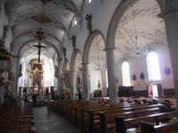 die schöne Barockkirche von Sursee