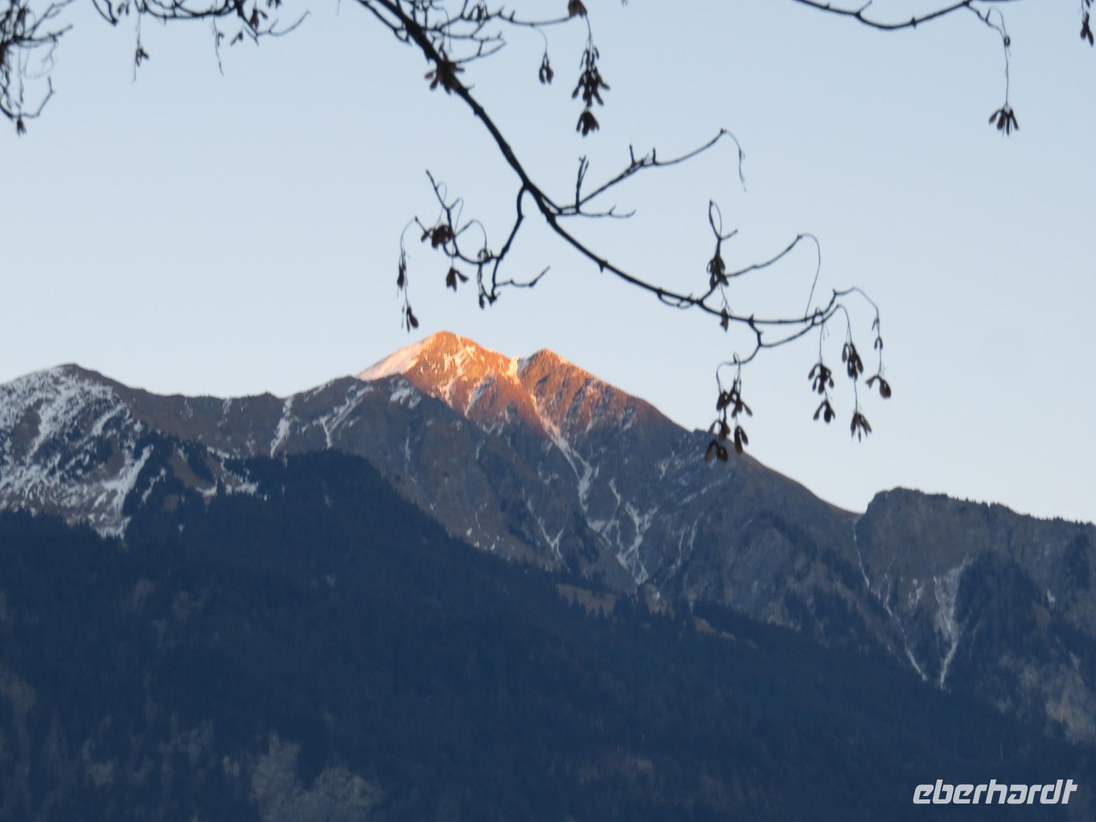002 Abendrot in den Bündner Bergen