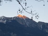 002 Abendrot in den Bündner Bergen