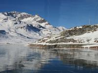 027 Fahrt mit dem Bernina-Express - Blick zum Lago Bianco auf dem Berninapass