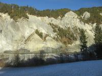 147 Fahrt mit der Rhätischen Bahn auf den Spuren des Glacier-Express - in der Rheinschlucht