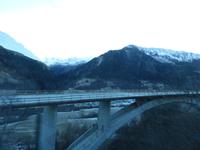 157 Rückfahrt von Disentis - neue Brücke