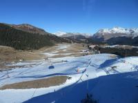 193 Am Weisshorn in Arosa - es gibt sehr wenig Schnee