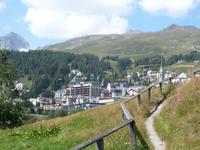 Blick auf St. Moritz