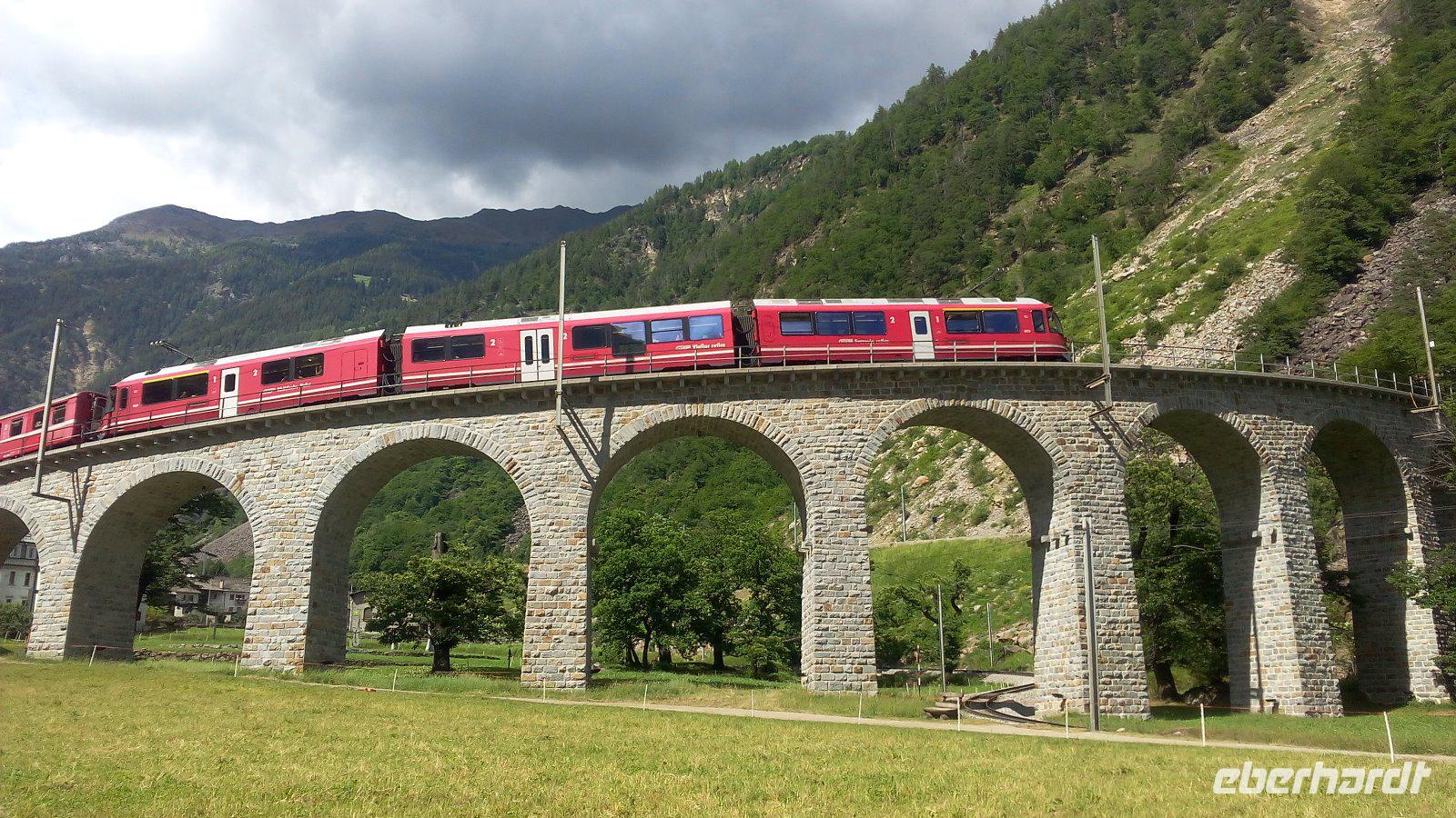 Fart mit dem Bernina Express