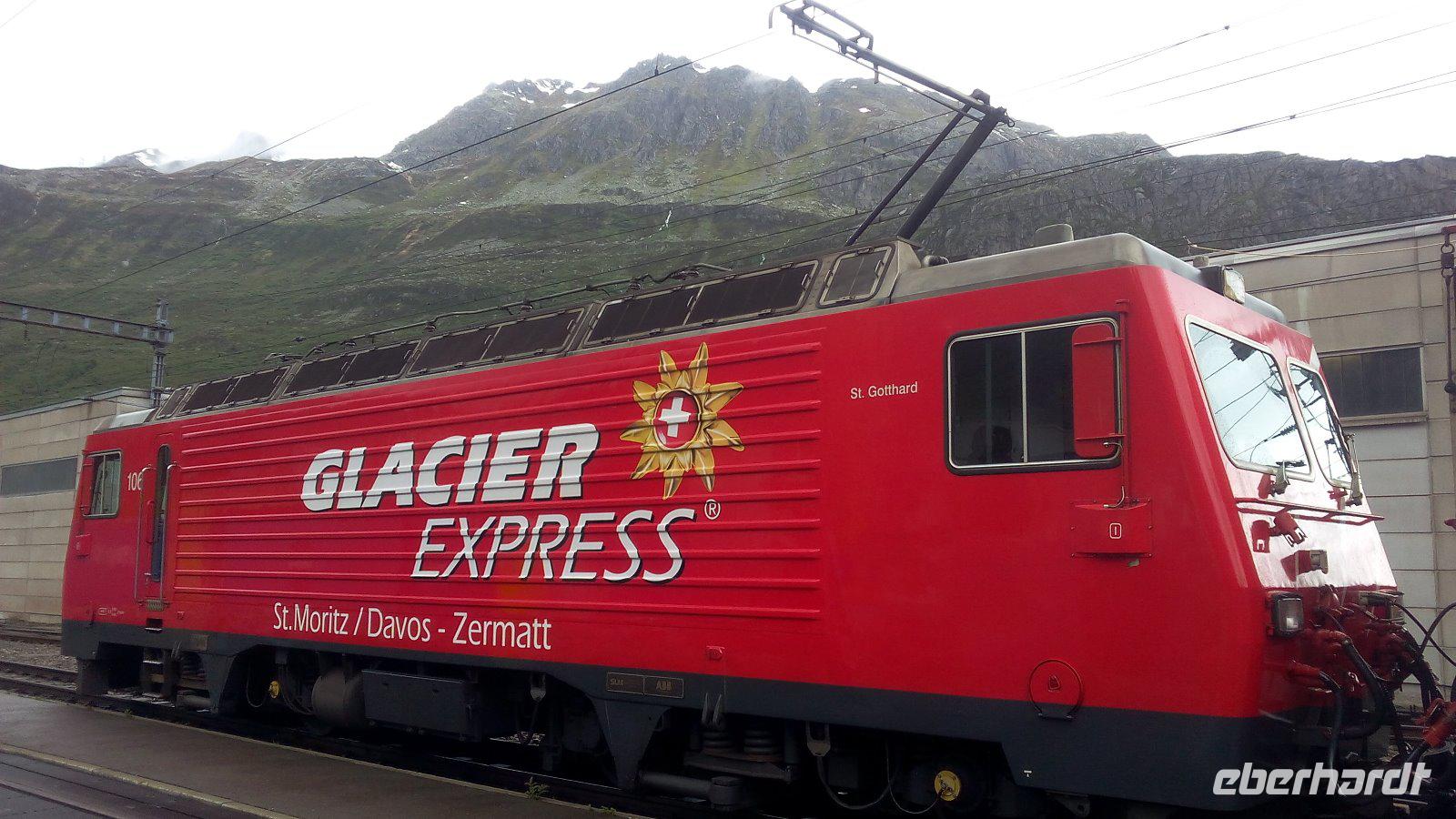 Fahrt mit dem Glacier Express