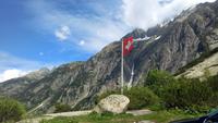 Grimselpass-Rast mit Käsepicknick