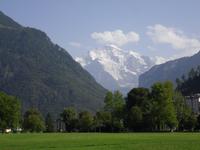Interlaken mit Blick auf die Jungfrau