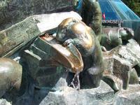 Zermatt, Murmeltierbrunnen