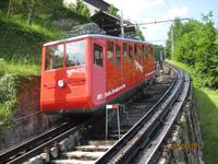 Unsere Auffahrt mit der Zahnradbahn auf den Pilatus