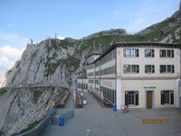 Das Hotel Pilatus Kulm auf dem Pilatus