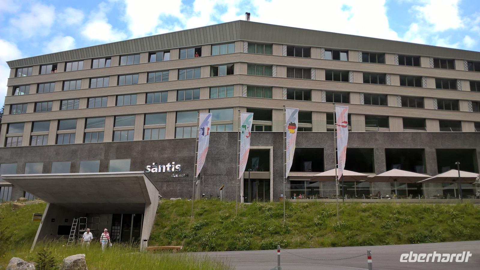 Das Hotel Säntis auf der Schwägalp