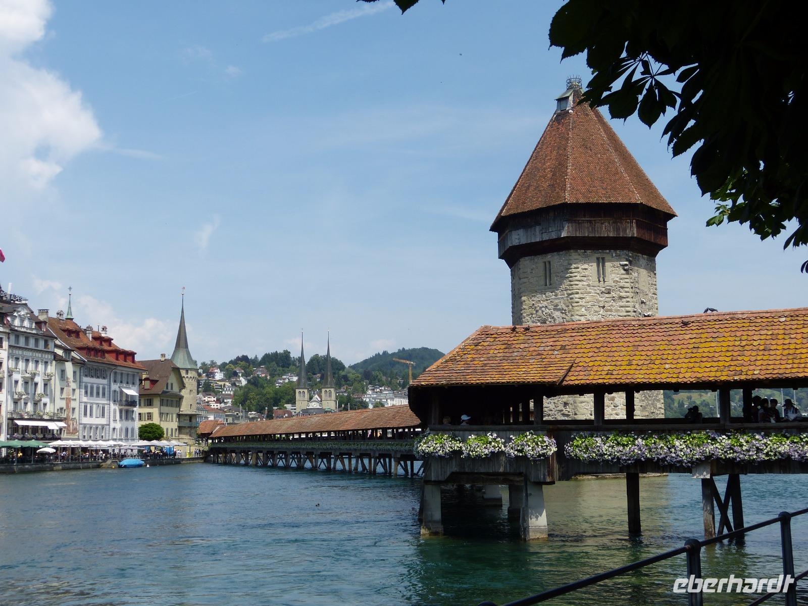 Die berühmte Kapellbrücke