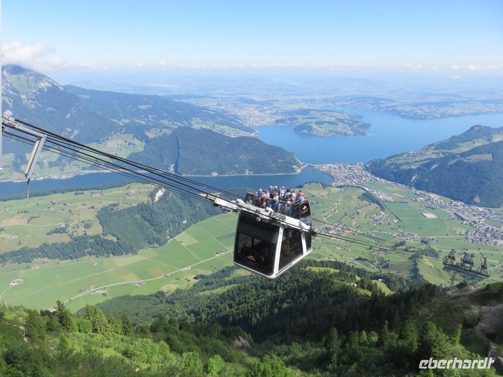 Ausflug auf das Stanserhorn - Cabrio-Bahn