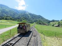 Ausflug auf das Stanserhorn - Fahrt mit der Standseilbahn