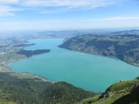 Ausflug zur Rigi - Blick auf den Zuger See