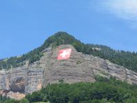 Ausflug zur Rigi - Schweizer Fahne