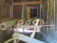 Besuch des Schweizerischen Freilichtmuseums Ballenberg - Wasserleitungen aus Holz