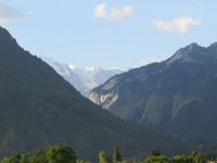 Blick zur Jungfrau von Interlaken aus