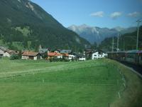 Während der Fahrt mit dem Glacier-Express