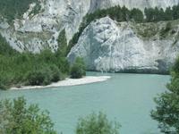 Es geht durch die Rheinschlucht