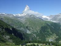 Blick aus der Gornergratbahn