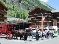 Am Bahnof von Zermatt