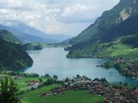 Blick zum Lungernsee