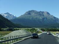 Fahrt durch das Engadin