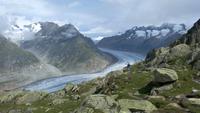 Bettmerhorn, Blick auf den Aletschgletscher