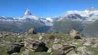 Zermatt, Rothorn, Wanderung entlang des Blumenwegs