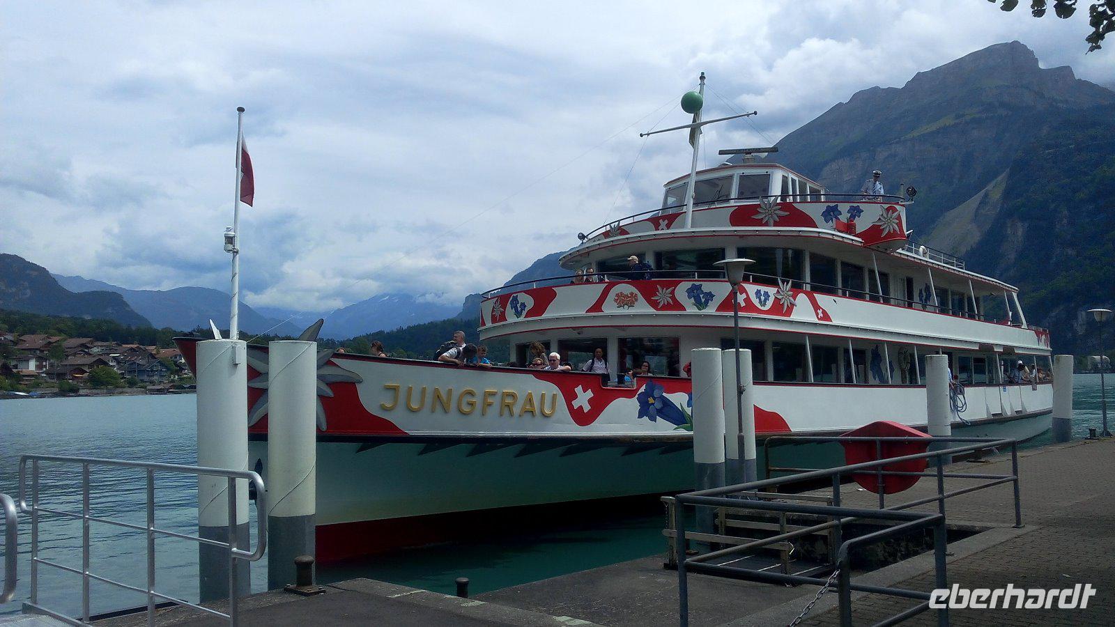 Fahrt von Zermatt nach Interlaken, eine Pause in Brienz