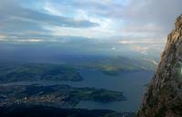 Pilatus, Blick auf den Vierwaldstättersee