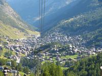 Auf der Fahrt zum kleinen Matterhorn
