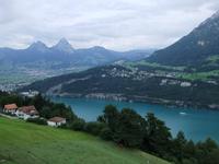 Blick aus dem Hotel Richtung Brunnen