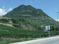 Fahrt durch das Rhonetal