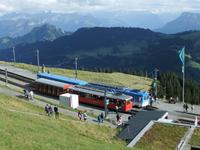 Am Bahnhof von Rigi-Kulm