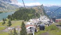 Fahrt mit dem TITLIS XPRESS (Blick zur Station 