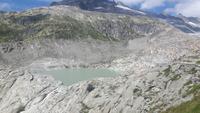 am Rhonegletscher...