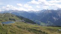 Riederalp (Fahrt mit der Moosfluh-Bahn) - Blick zur Bettmeralp