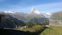 Zermatt (Rothorn - Blick auf das Matterhorn von der Station 