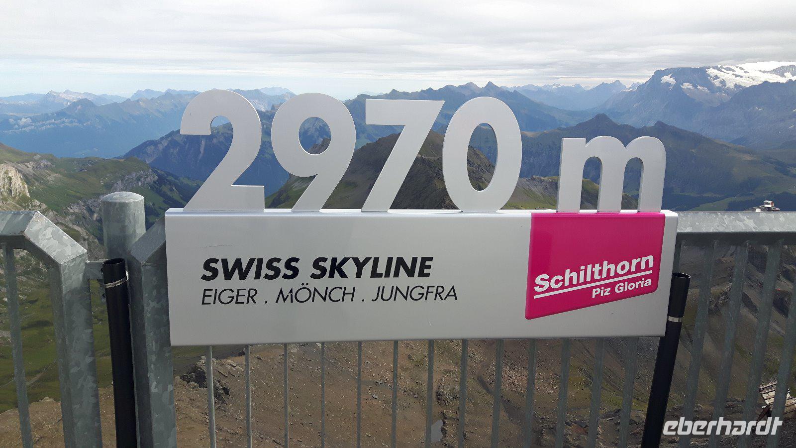 auf dem Schilthorn...