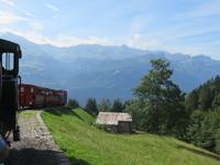 Fahrt mit der Brienzer Rothornbahn - Blick auf den Brienzersee